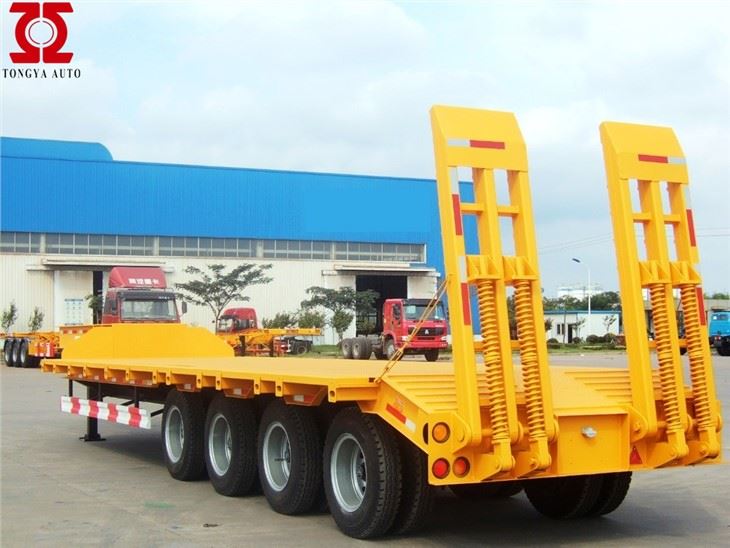 Xe moóc bán tải 4axles giường thấp