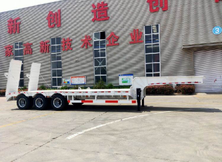 Nhà máy bán rơ moóc giường thấp