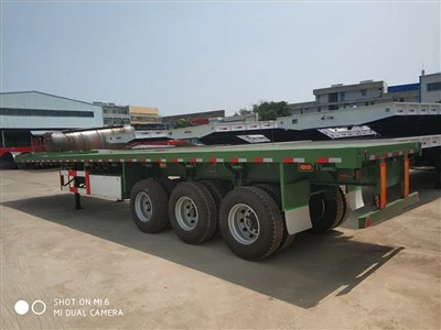 Trailer phẳng 3 trục container