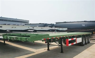 Trailer bán tải phẳng TONGYA 40ft với chất lượng bền bỉ