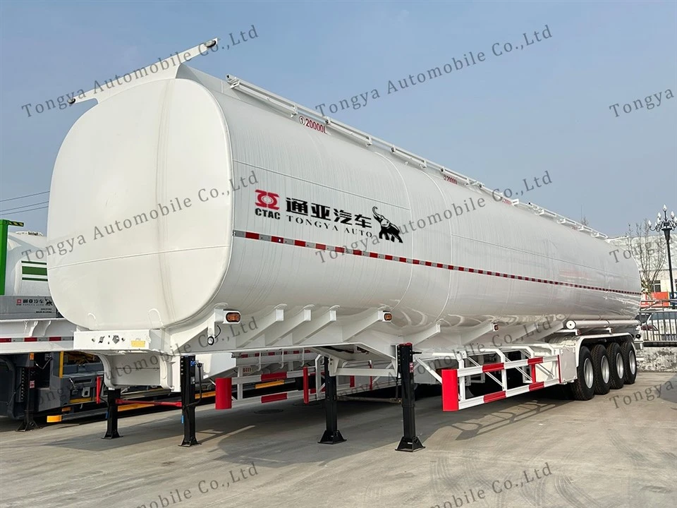Trailer xe chở nhiên liệu 4 trục 80000L