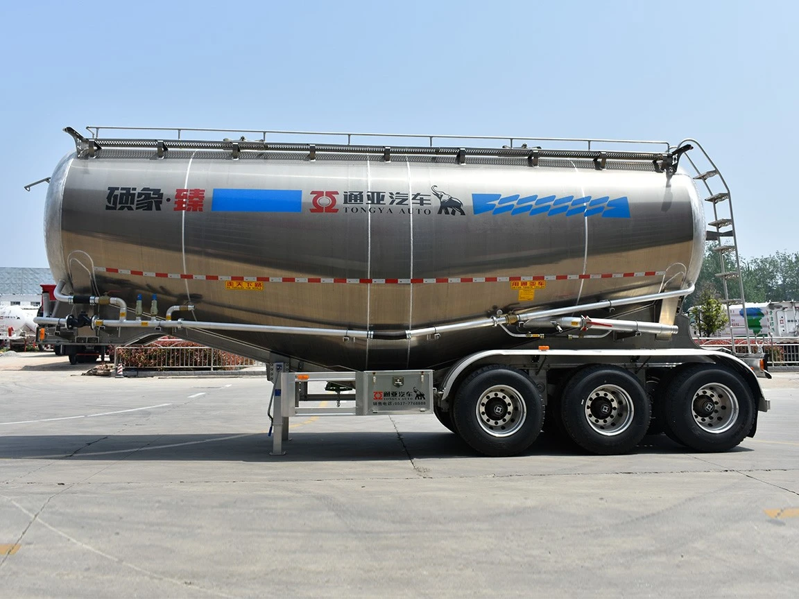 aluminum bulk cement tanker semi trailer2