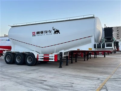 Xe moóc chở xi măng số lượng lớn 3 trục có hệ thống treo cơ khí