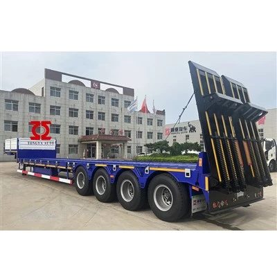 Trailer bán giường thấp 80T