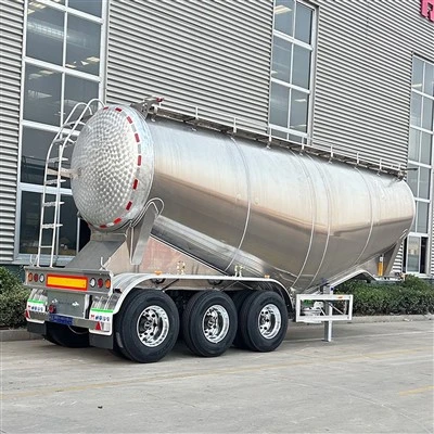 Trailer tàu chở xi măng số lượng lớn bằng nhôm