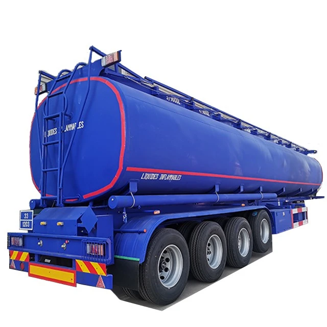 TONGYA Bán chạy 4 trục Dầu chở nhiên liệu lỏng Rơ moóc Xe tăng bán rơ moóc